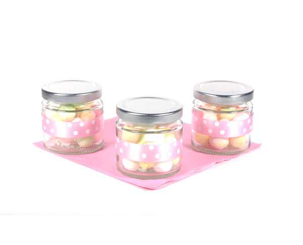 4oz (125ml) Squat Wedding Favour Jars
