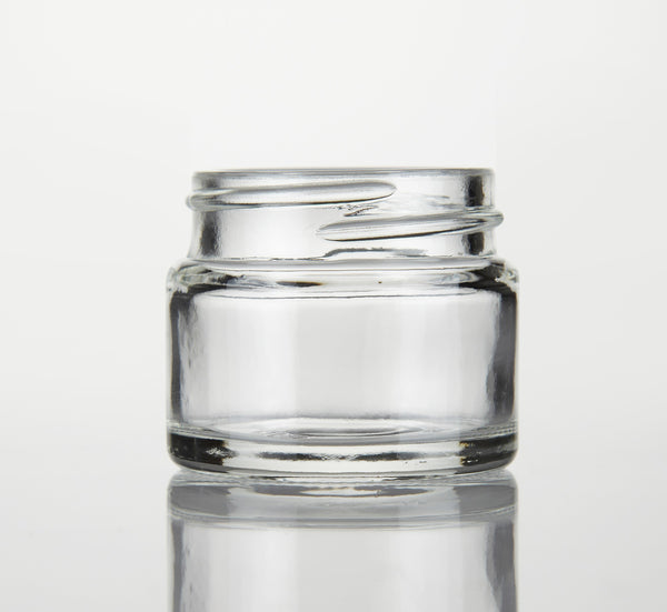 15ml Clear Glass Round Ointment Jar