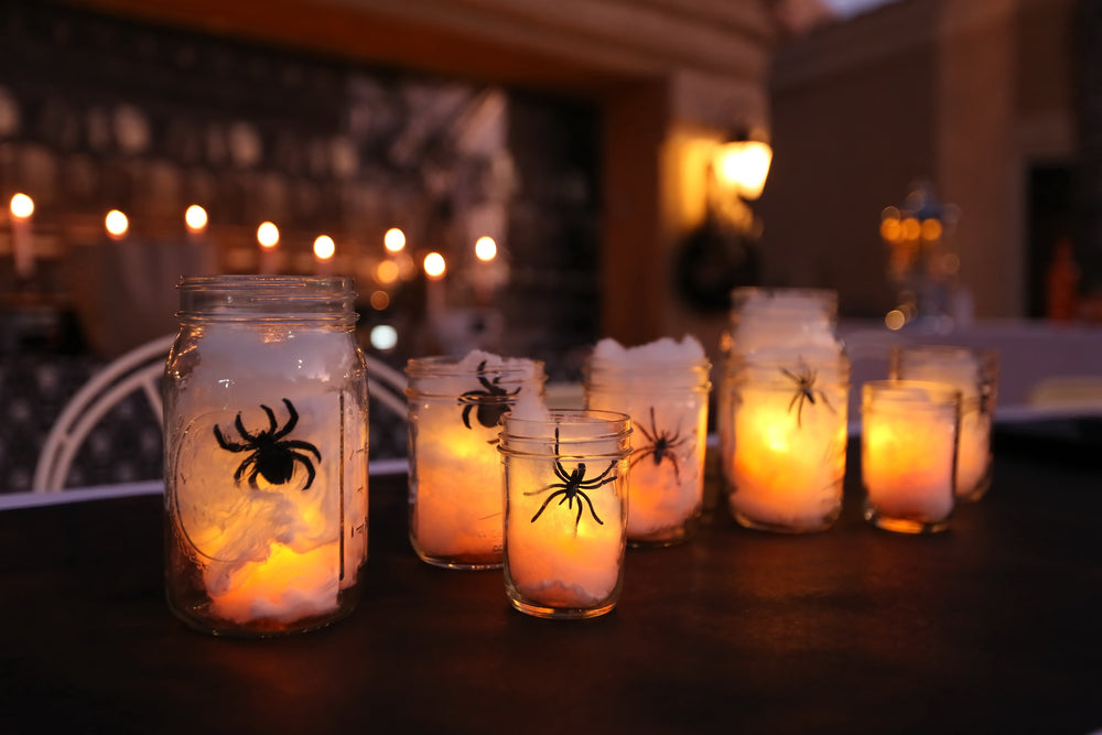 Glass Jar Decorations for Halloween