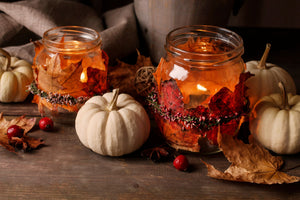Autumnal Ideas for Glass Jars