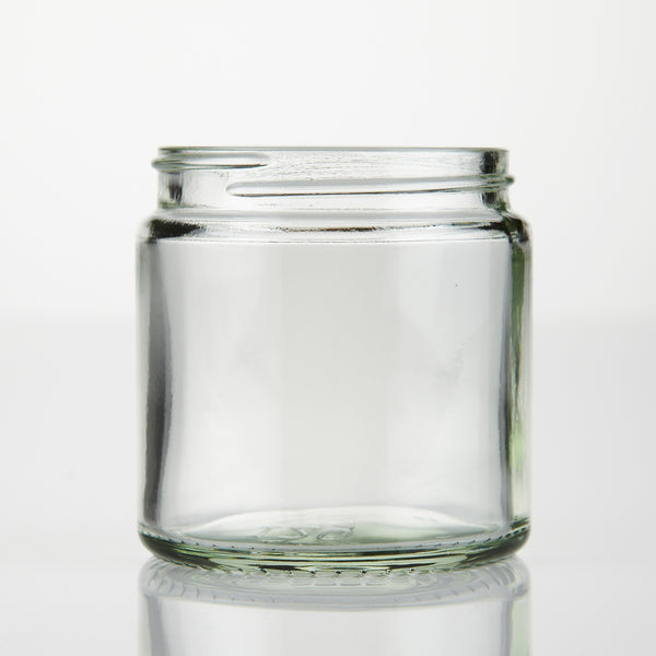 120ml Clear Glass Round Ointment Jar