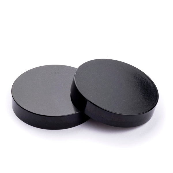50ml Amber Squat Jar black lids