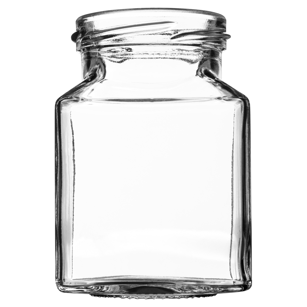 4oz (130ml) Square Jar
