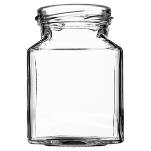 4oz (130ml) Square Wedding Favour Jars