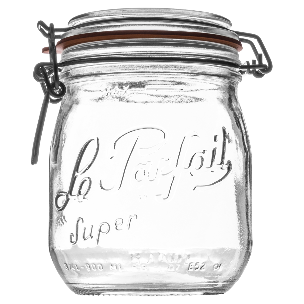750ml Le Parfait Clip Top Preserving Jars